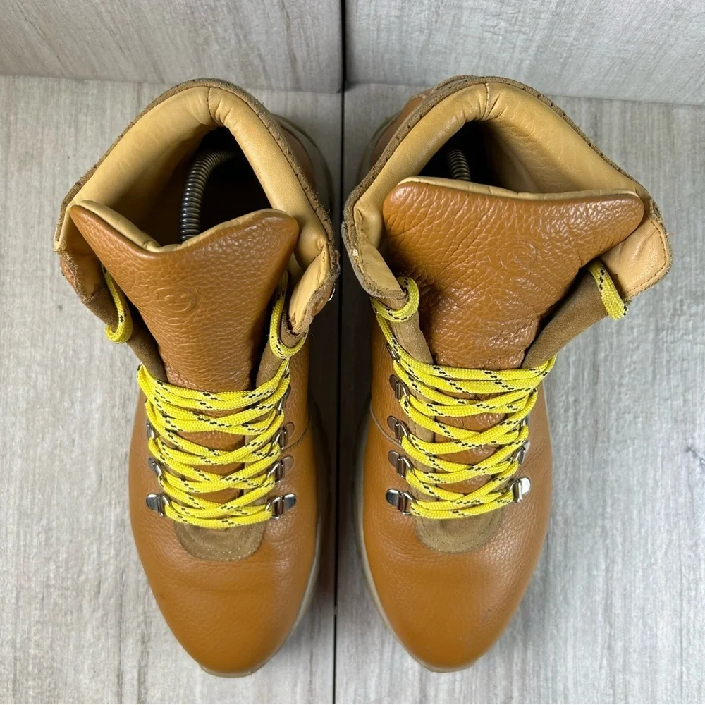 Greats Brooklyn The Park Hiker Lace Up Hiking Brown Leather Boot Men's Size 9
